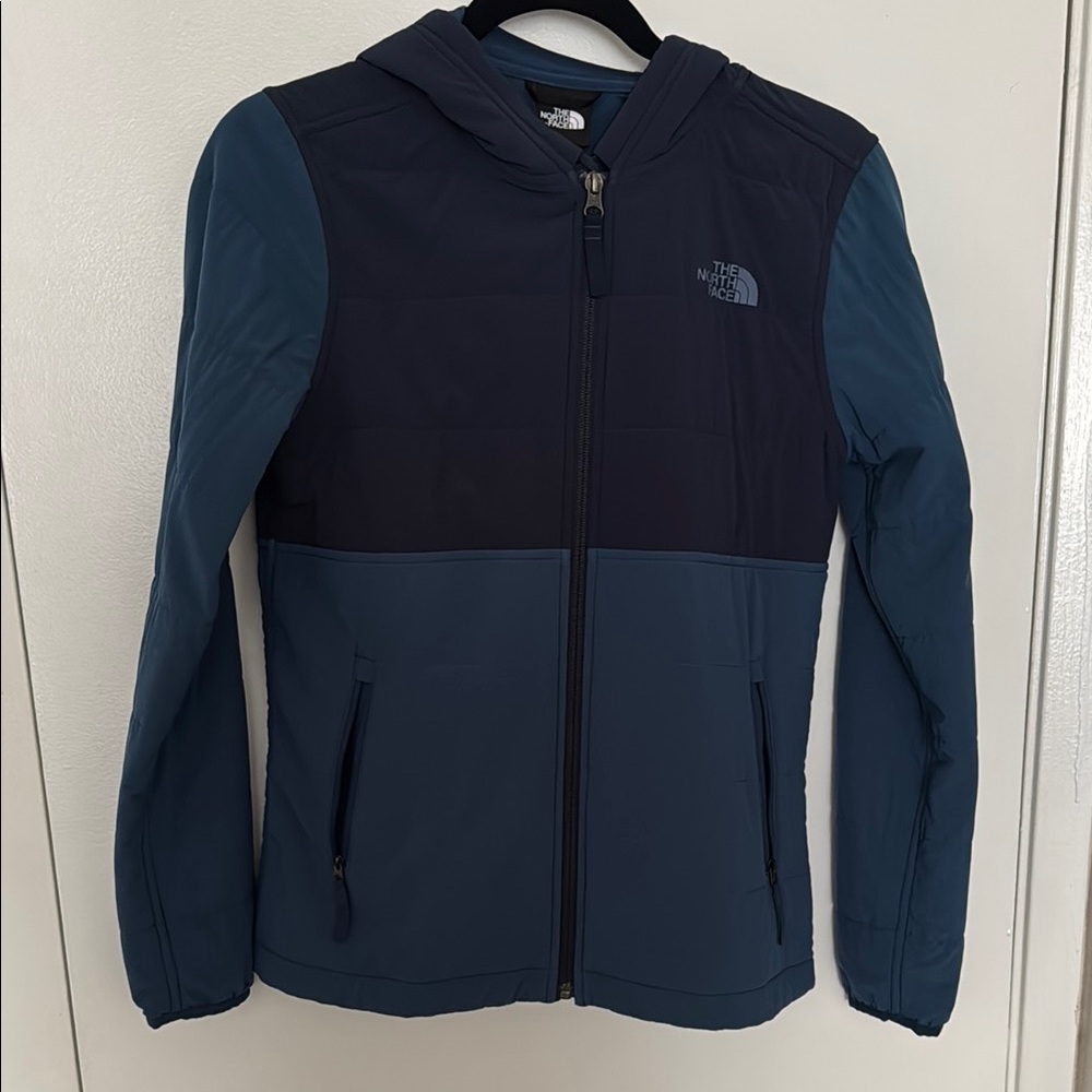 The North Face light Blue Puffer Jacket